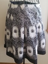 DIMRI ~ Women&#39;s Size Medium Skirt ~ Black &amp; White ~ 100% Cotton ~ Made i... - $30.00