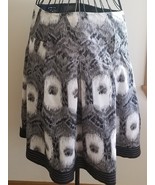 DIMRI ~ Women&#39;s Size Medium Skirt ~ Black &amp; White ~ 100% Cotton ~ Made i... - $42.10 CAD