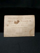 RARE Orig. 1863 Brunswick Vermont VT Mineral Springs Ball Ticket, Stratf... - $4,673.32 MXN