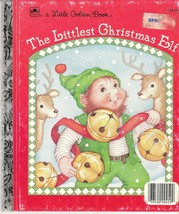 The Littlest Christmas Elf 1987 Little Golden Book Nancy Buss Terri Super - £5.51 GBP