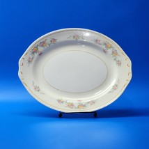 Vintage Homer Laughlin Eggshell Georgian Oval Serving Platter 49N5 - Made In USA - £21.75 GBP