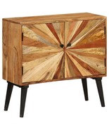 vidaXL Sideboard Natural wood with brown and golden streaks Solid mango ... - $395.19 CAD