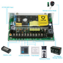 100/240VAC to 12VDC 5A Power Supply, Door Entry Access Control Battery Backup - £32.76 GBP