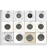 THE US CLASSIC COLLECTION/ 12 US SILVER COINS/4 HALFS/4 QUARTERS/4 NICKE... - $64.99