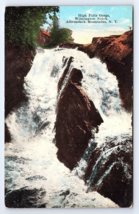 Postcard High Falls Gorge Wilminton Notch Adirondack Mountains New York NY - £2.81 GBP