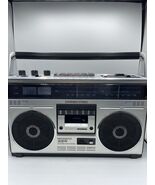 Magnavox 696 Boombox 80s Vintage Stereo Radio Cassette Recorder Very Rar... - $313.59
