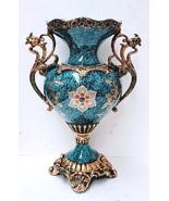 18inch Gold Blue Fancy Vase - £46.42 GBP