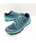 Salomon OUTline Low Hiking Shoes Women’s Size 8 Teal Trail Shoe OrthoLite - $53.99