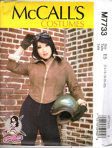 McCall&#39;s M7733 Misses 14 to 22 Pilots Jacket Costume Pattern - £13.17 GBP
