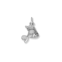 Sterling Silver FIN-tastic Goldfish Charm for Charm Bracelet or Necklace - $24.00