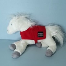 Wells Fargo Snowflake Legendary Pony White Plush Stuffed Animal Horse 2011 13&quot; - $22.76