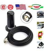 Dual Band Mobile Ham Radio Antenna VHF UHF - Strong Magnetic Base &amp; NMO ... - $1,216.52 MXN