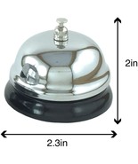 Mini Hotel Desk Call Bell small rOund 2 1/2&quot; ding RiNg front counter Rec... - $610.24 MXN