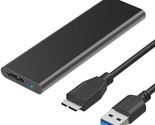 SABRENT M.2 SATA SSD to USB 3.0 Aluminum Enclosure (EC-M2MC) - $33.99