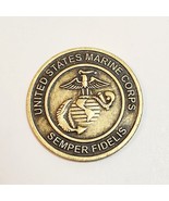 United States Marine Corps Token Coin Semper Fidelis Toys For Tots Vinta... - $704.08 MXN