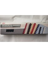 GBC brand Comb Book Booklet Binding Plastic System 25 pack pieces 1/2&quot; b... - $94.29 MXN
