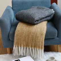 Leisure Blanket Model Room Decor Sofa Cover Homestay Hotel Bedspread Soft Bl - $61.97
