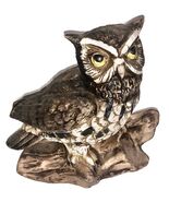 VTG HOMCO Woodland Great Horned Owl Branch #1114 Figurine 1980's Home In... - $13.87