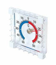 Silverline Indoor Outdoor Thermometer Stick on Wall Door Garden Greenhou... - $120.01 MXN