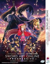 Anime Dvd Sword Art Online MOVIE:PROGRESSIVE-SCHERZO Of Deep Night+ Free Ship - £22.64 GBP