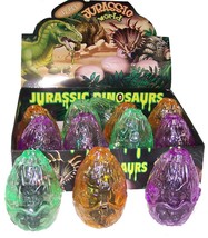3 Jarassic World Dinosaur 3D Eggs Novelty Toy Dino Egg Puzzle Play Dinosuars - £5.21 GBP
