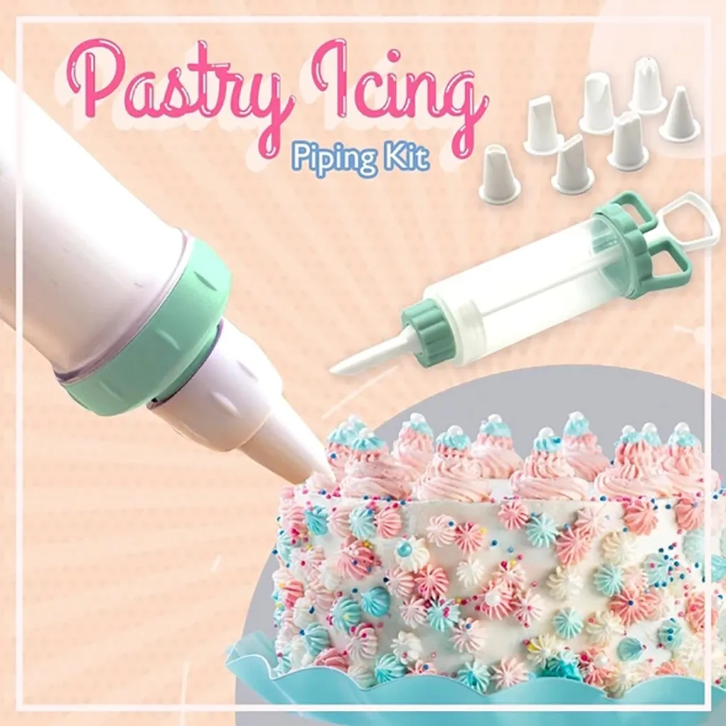 8Pcs/set Icing Pen Cake B Decorating Tools Nozzles Set Syringe Icing Piping B Mu - £19.28 GBP