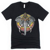 Ganesha Psychedelic Hindu Elephant God Spiritual T-Shirt - £22.31 GBP