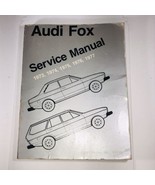 Audi Fox Service Manual 1973 1974 1975 1976 1977  Robert Bently - £10.98 GBP