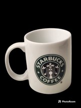  Starbucks 2005  Coffee Cup Mug White Classic Green Mermaid Logo 9 oz - £5.41 GBP