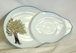 Old England Tree Tea Snack Plate Tradition &amp; Quality England - $16.82