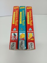 Winnie The Pooh VHS Lot Disney 1994 Learning Friendship Playtime Lot of 3 Tigger - £11.92 GBP