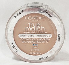 L&#39;Oreal True Match C2 NATURAL IVORY Compact Makeup Super Blendable .30 o... - $22.76