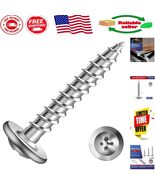 High-Quality 1 Inch Truss Head Wood Screws, 100 Pack, Phillips Drive System - $13.16