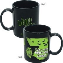 The Wizard of Oz I am a Witch 12 oz Black Coffee Mug, LICENSED NEW UNUSED - £6.23 GBP