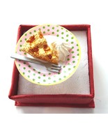 Food Ring - Miniature Apple Pie on a Plate - £8.11 GBP