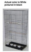 YML 3x2494WHT Lot of Three X-Large Bird Breeding Cages in White - £468.27 GBP