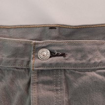 Levis 501 Men's 44x32 Fits 40×30 Gray Denim Distressed Cotton Pockets Jeans image 6