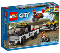 LEGO City ATV Race Team 60148 Building Toy 239 Pieces Retired Edition - £72.10 GBP