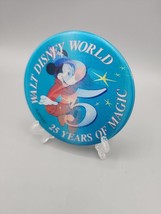 Walt Disney World 25 Years Of Magic Pin Vintage Blue - £7.37 GBP