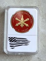 Air Defense Artillery U.S. Army Challenge Coin With Beautiful Case - £11.18 GBP
