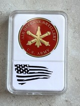 Air Defense Artillery U.S. Army Challenge Coin With Beautiful Case - £10.58 GBP