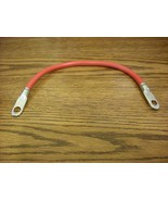 Lawn mower positive battery cable 12&quot; long red - £5.49 GBP