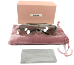 Miu Miu Sunglasses SMU50Z 1BC-8K1 Silver Frames with Silver Gray Gradien... - £213.69 GBP