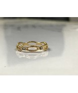 Natural diamond  band in 14k gold - £843.65 GBP