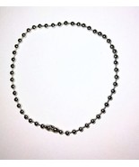 9.5&quot; 3.2mm Stainless Steel Ball Bead Chain Anklet - £6.38 GBP