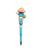 Rugrats Tommy Pickles Custom Beaded Ballpoint Twist Pen Topper - £9.65 GBP