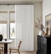 Pinch Pleated Off White Semi Sheer Curtains 90 Inches Long Light Filteri... - $44.54