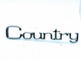 Ford D1AZ-7125622-D For 1971-1972 Galaxy Chrome "Country" Name Plate OEM NORS - $58.49