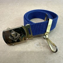 Cub Scouts Blue Web Belt w/ Brass USA Made Buckle 32” inch - Vintage - £9.33 GBP