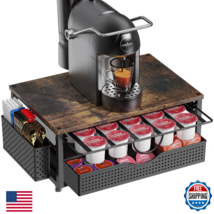 K Cup Holder, Coffee Pod Holder with 2 Tier Sliding Storage Drawer and 1... - $50.10